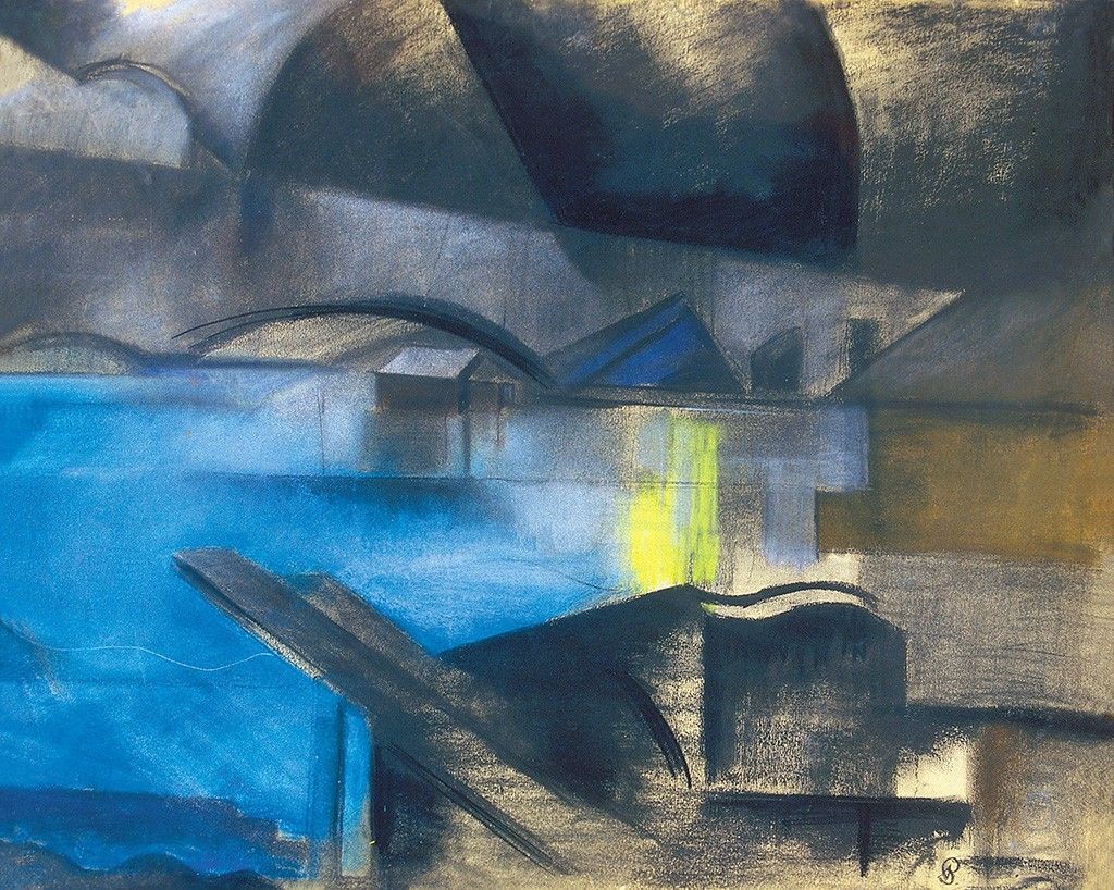 Bernáth Aurél (1895-1982) Starnbergi tó I., 1924