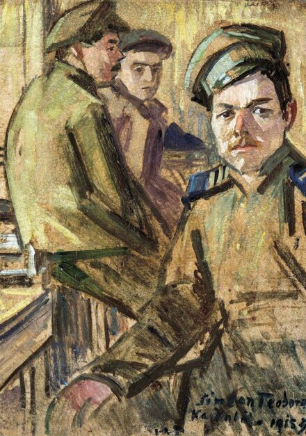 Vaszary János (1867-1939) Katonák, 1915