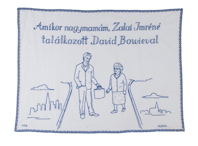 Szabó Eszter Ágnes (1966-) Amikor Nagymamám Zalai Imréné találkozott David Bowieval_A történet vége (2016)