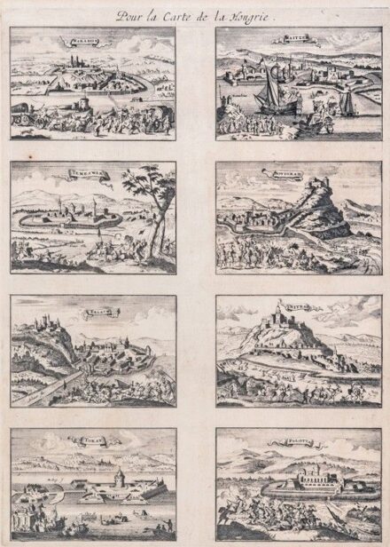 Bouttats, Gaspar (1640 k.-1695): Pour la carte de la Hongrie