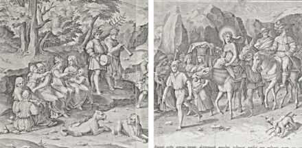 Veen Gijsbert Van (Leiden, 1558-Antwerpen, 1628), Baldessara Peruzzi (1481-1536) után: Rebeka és Izsák eljegyzése