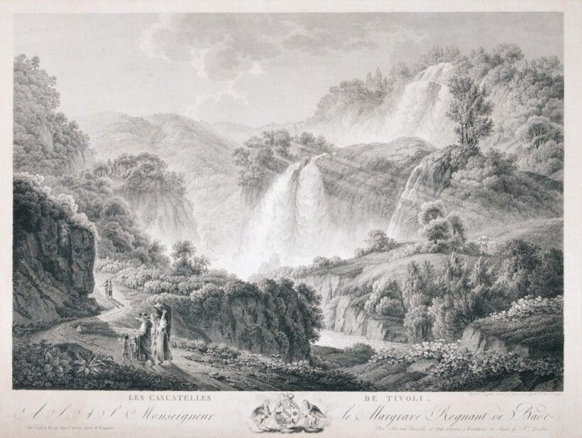 Gmelin, Wilhelm Friedrich (1760-1820): Vízesés Tivolinál