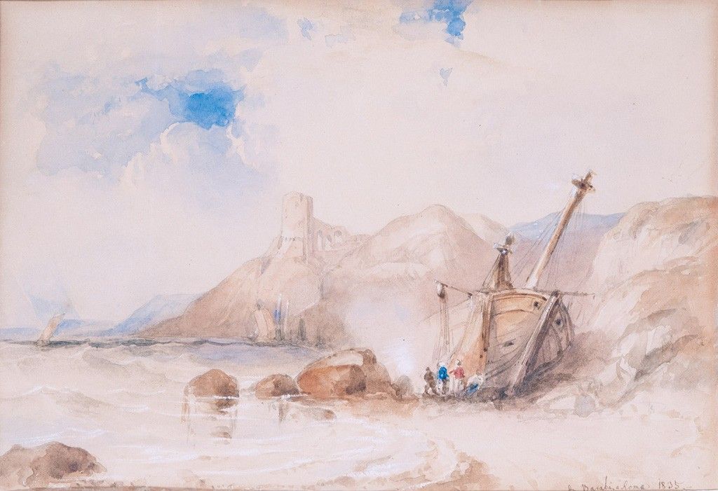 Barabás Miklós (1810-1898): Hajótörés, 1835