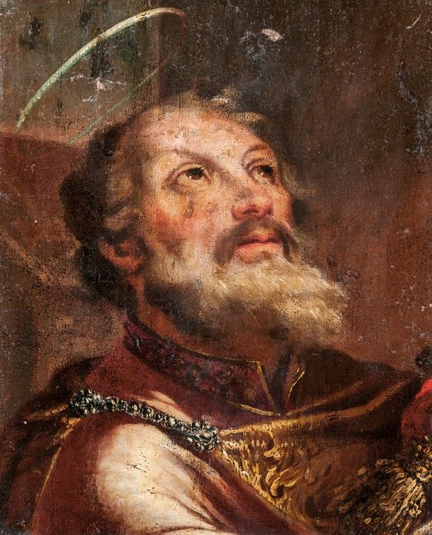 Flamand festő, 17. sz.: Férfi szent