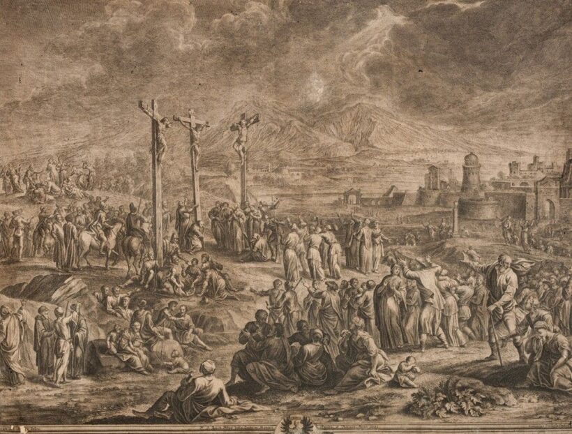 Grutwein, Wenceslao Daniele jelzéssel, 18. sz.: Golgota
