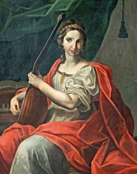 Német festő, 1800 körül: Szent Cecília