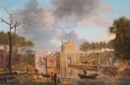 Colin, Pierre Gerard Philipp (1741-?): A brüsszeli Porte du Rivage