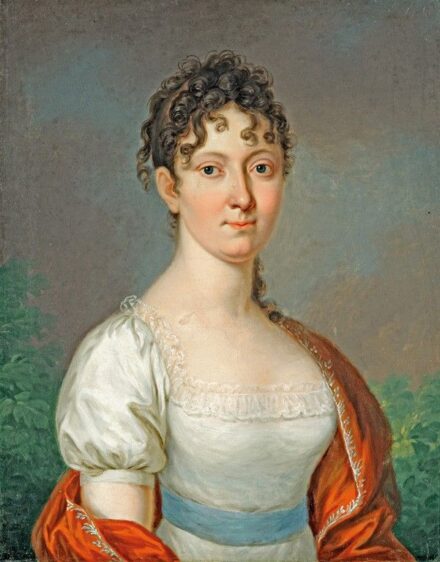 Donát János Dániel (1744-1830): Előkelő hölgy portréja, 1808