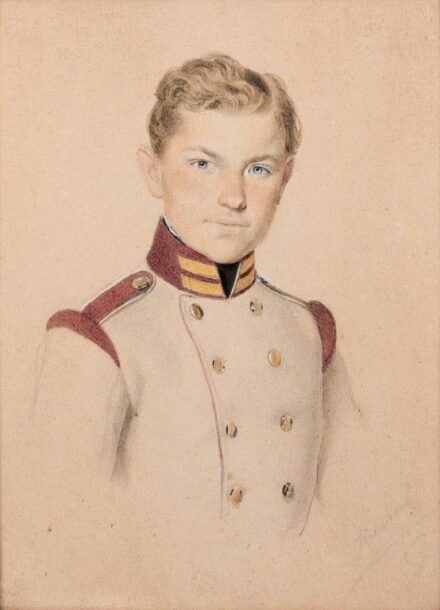 Wildhack, Josef (1821-1877): Katonatiszt portréja, 1854