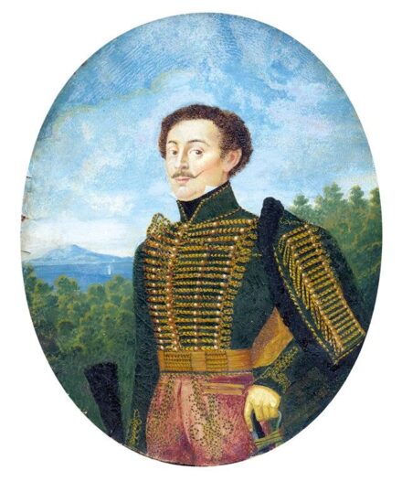 Barabás Miklós (1810-1898): Testőr portréja, 1833