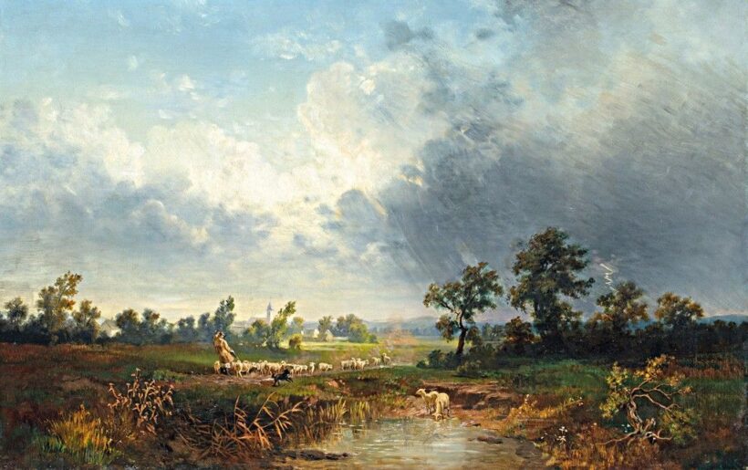 Molnár József (1821-1899): Közelgő vihar