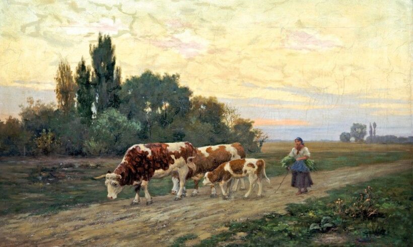 Aggházy Gyula (1850-1919): Hazafelé