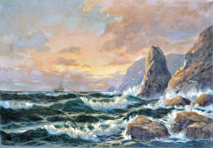 Jensen, Max ( 1887 körül-?): Viharos tenger