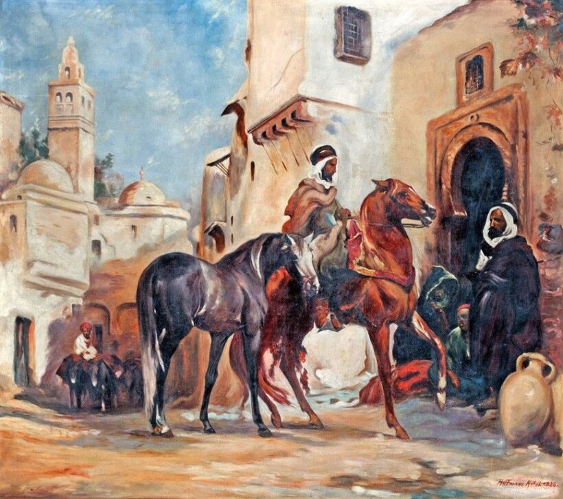 Hofmann Antal (1895-?): Keleti jelenet, 1926