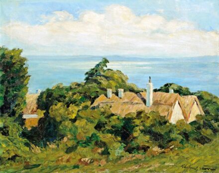Klimó István (1883-1961): Kilátás a Balatonra