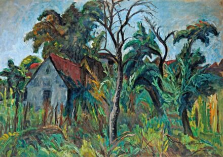 Perlrott - Csaba Vilmos (1880-1955): Házak a fák között