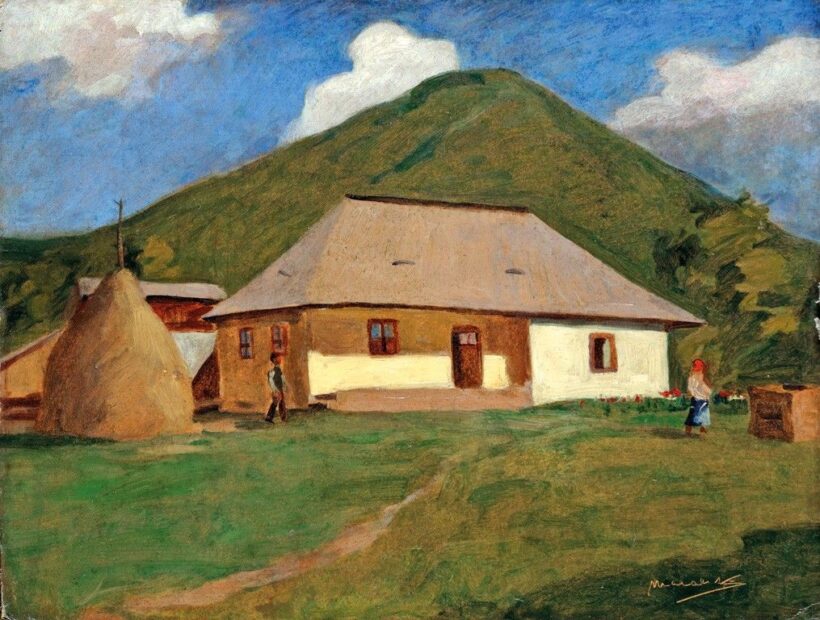 Macalik Alfréd (1888-1979): Ház a hegy lábánál