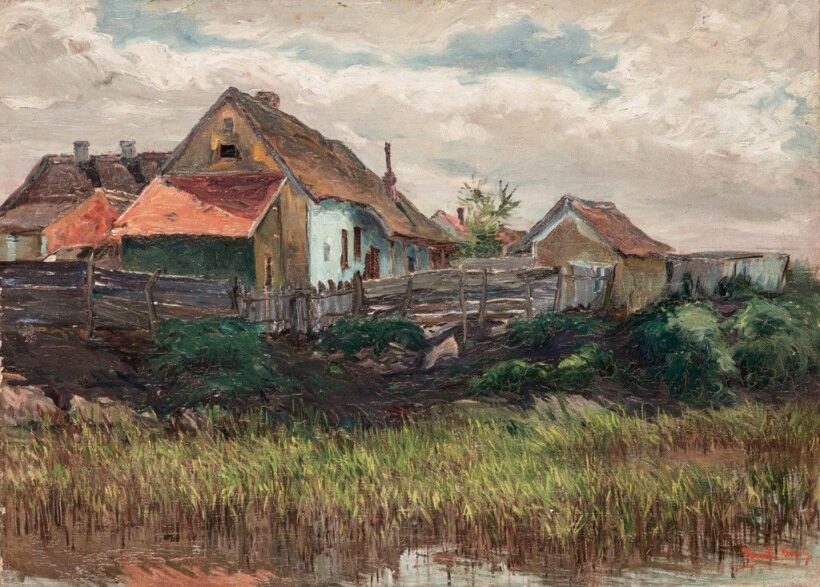 Kováts Károly (1875-1946): Faluvége
