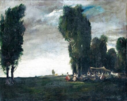 Rudnay Gyula (1878-1957): Társaság a szabadban