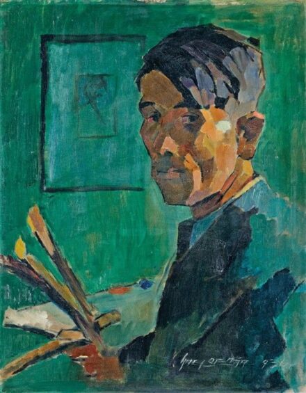Nagy Oszkár (1883-1965): Önarckép, 1936
