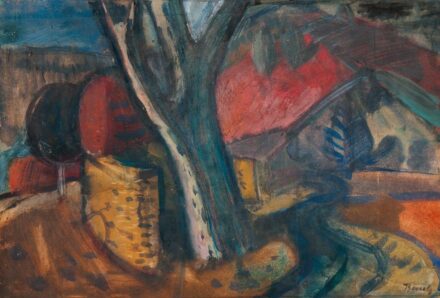 Bene Géza (1900-1960): Táj fákkal