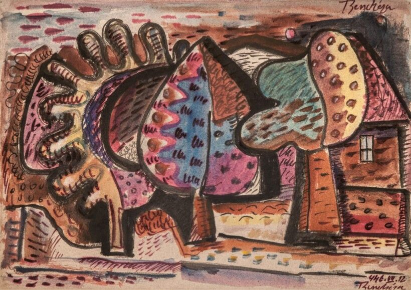 Bene Géza (1900-1960): Faluvége, 1946