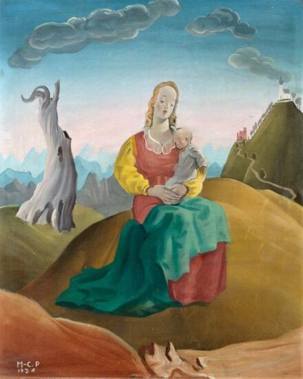 Molnár C. Pál (1894-1984): Madonna a kisdeddel, 1938