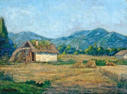 Scholler Rezső (1882-?): Nagybányai táj