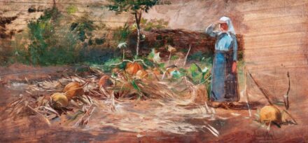 Aggházy Gyula (1850-1919): Sütőtök termés