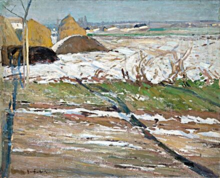 Burghardt Rezső (1884-1963): Havas mező, 1910