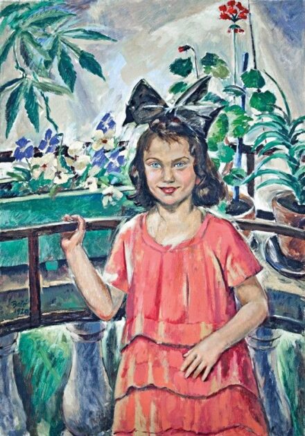 Bató József (1888-1966): Masnis lányka, 1920