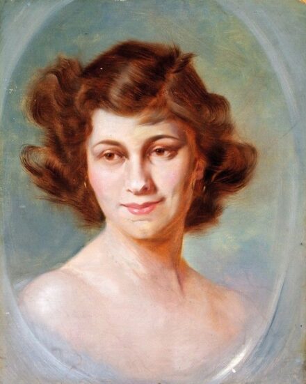 Karlovszky Bertalan (Munkács, 1858 - Budapest, 1938) -nak tulajdonítva: Női portré