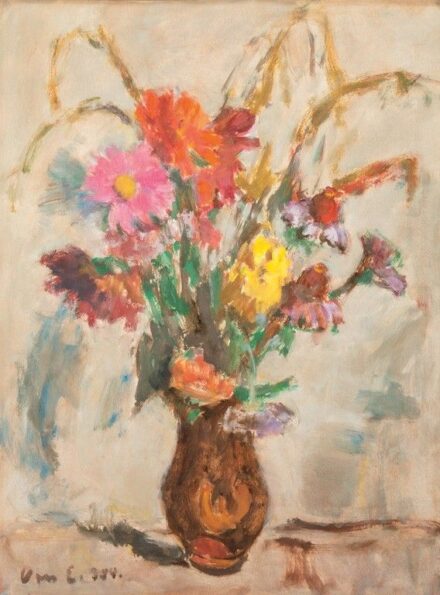 Vass Elemér (1887-1957): Virágcsendélet, 1937