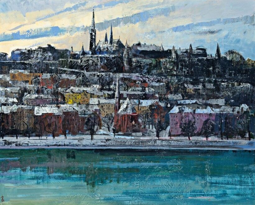 Pogány Géza (1927-2001): Téli délután, 1967