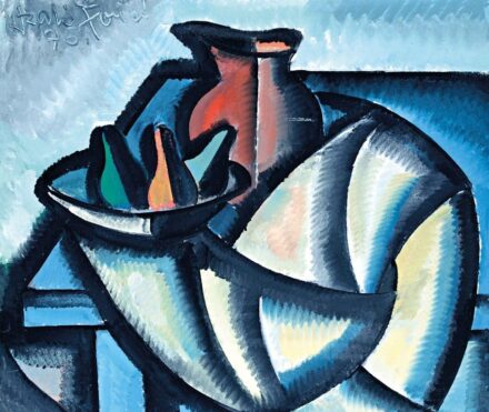 Angyalföldi Szabó Zoltán (1929-2014): Asztali csendélet, 1975