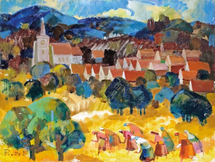 Pleidell János (1915-2007): Arató asszonyok