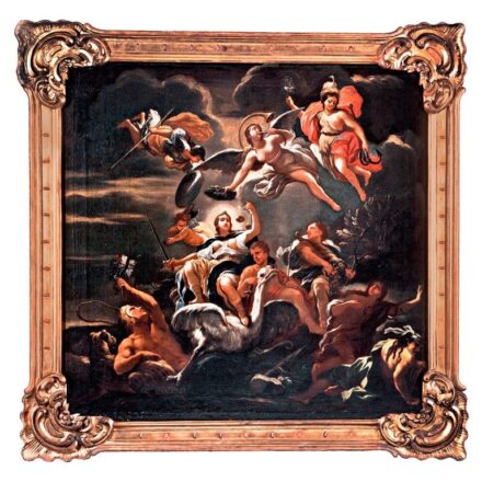 Luca Giordano után, 17. sz. vége: Az igazságosság allegóriája      VÉDETT   NO EXPORT