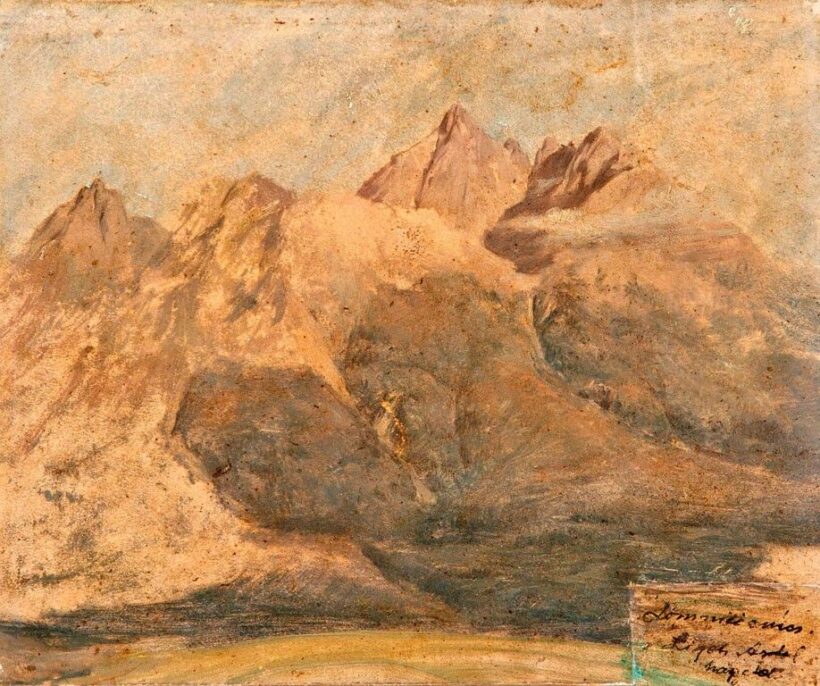 Ligeti Antal (1823-1890): "Lomnici csúcs"