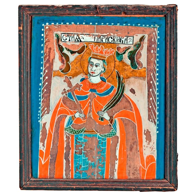 Üvegikon-Szent Borbála