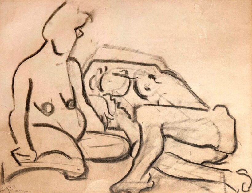 Farkas István (1887-1944): Pihenő aktok, 1930