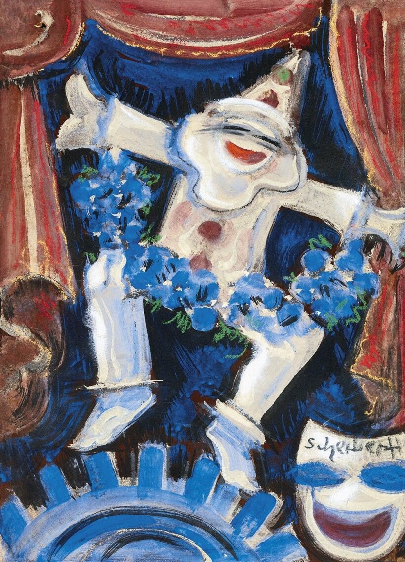 Scheiber Hugó:Varieté színpadán (Harlequin), 1930-as évek