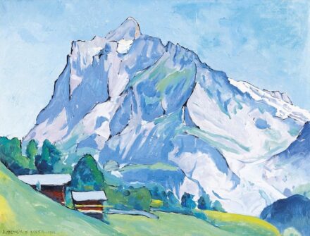 Alexander Benois di Stetto:Wetterhorn in Grindelwald, 1942