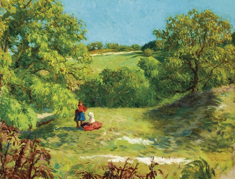 Glatz Oszkár:Nyár a domboldalon, 1934