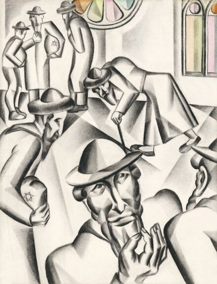 Szücsy Lilli:Zsinagógában, 1930-as évek