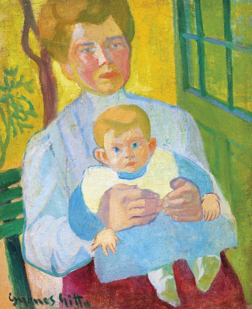 Gyenes Gitta:Anya gyermekével, 1910-es évek eleje