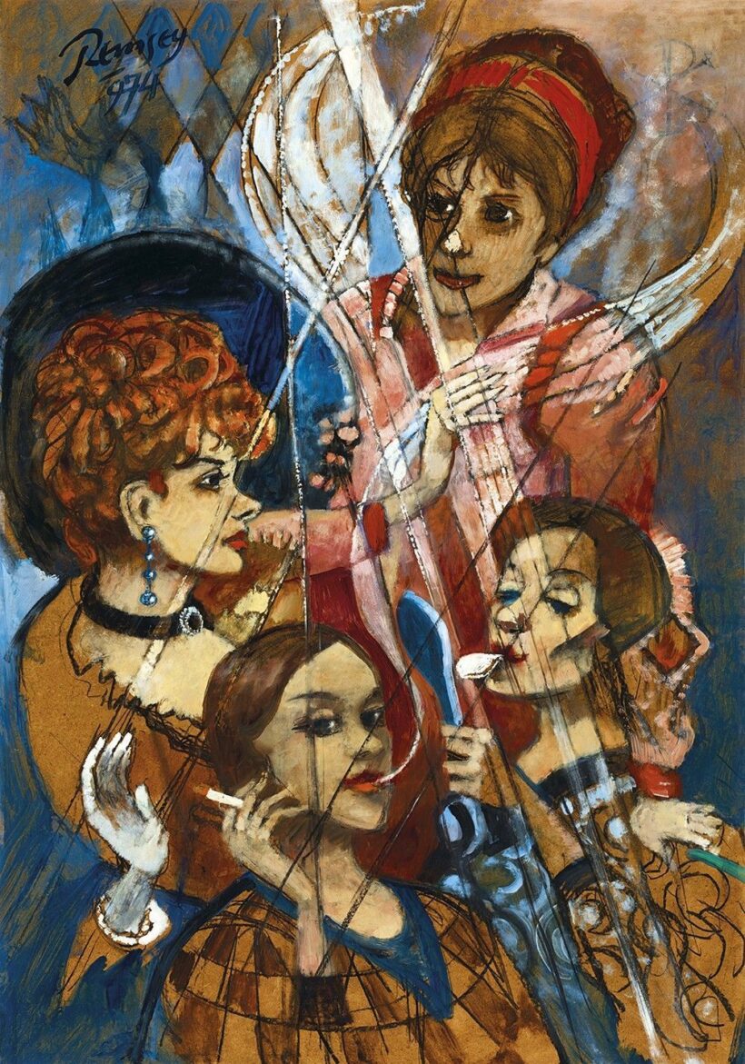 Remsey Jenő:A színésznő négy arca (Ruttkay Éva), 1974