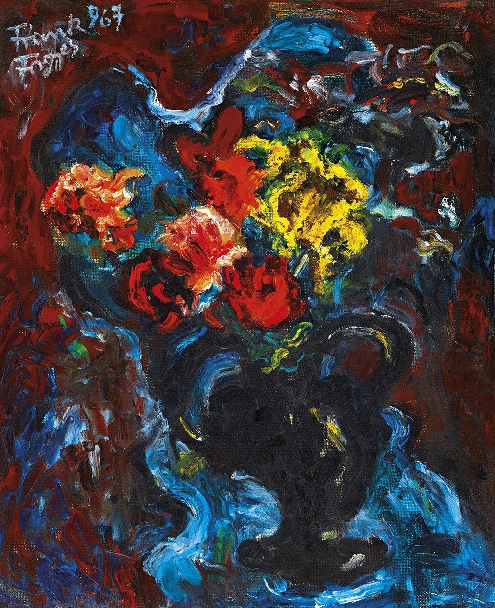 Frank Frigyes:Virágcsendélet, 1967
