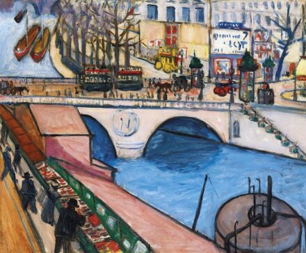 Tihanyi Lajos:Pont St. Michel (Paris), 1908