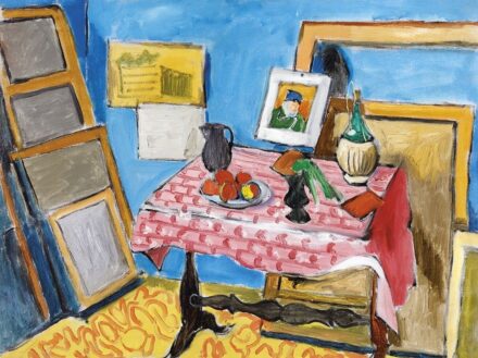 Fenyő György:Párizsi műterem Van Gogh portréval