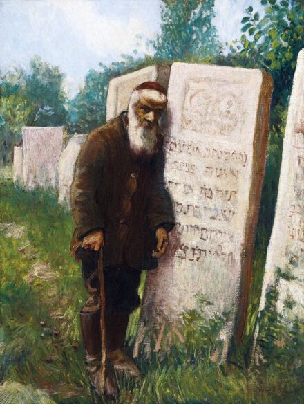 Újváry Ferenc:Zsidó temető, 1918